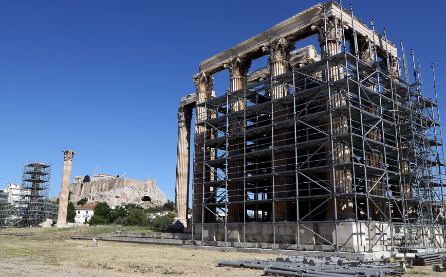 Ο Ναός του Ολυμπίου Διός θα στέκεται ξανά&#8230; στα πόδια του