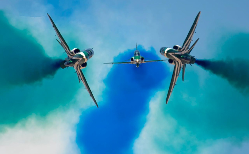 FALCON EYE 2: Εντυπωσιακές εικόνες από την αεροπορική άσκηση Ελλάδας-Σαουδικής Αραβίας