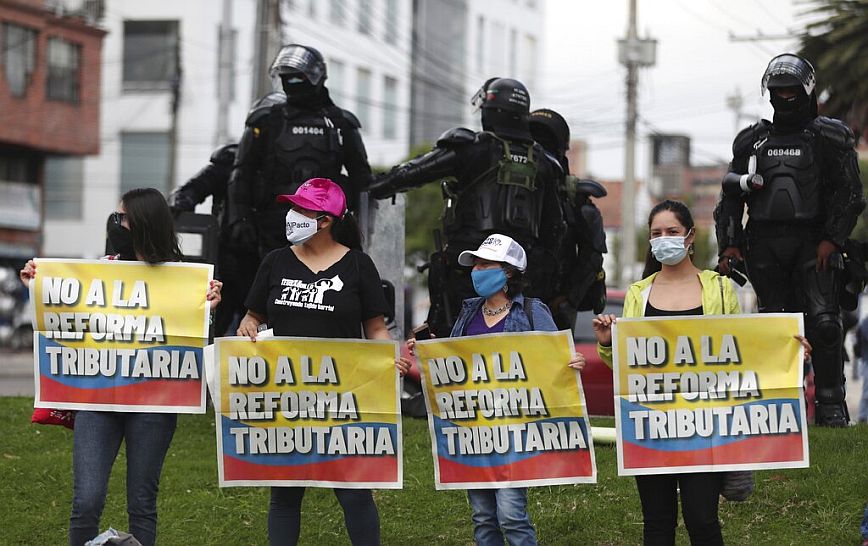 Κολομβία: Τουλάχιστον 17 οι νεκροί και 846 τραυματίες στις διαδηλώσεις κατά φορολογικού νομοσχεδίου της κυβέρνησης