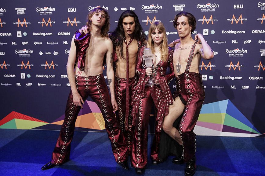 Eurovision 2021: Οι Ιταλοί ρόκερ Maneskin που λάτρεψαν οι Ευρωπαίοι