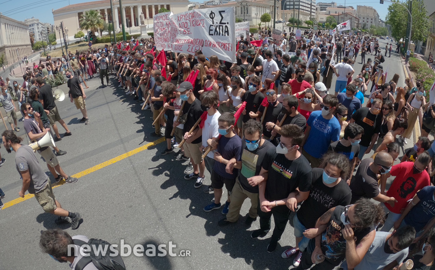 Πανεκπαιδευτικό συλλαλητήριο στο κέντρο της Αθήνας