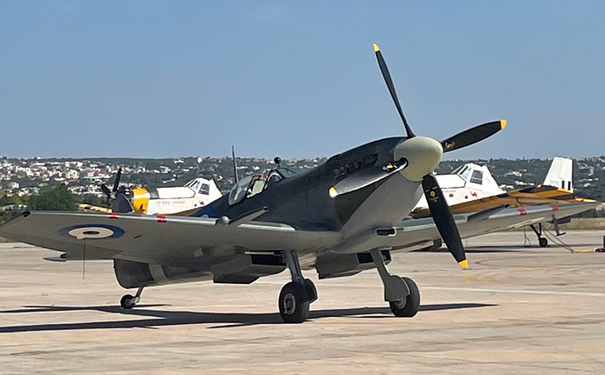 Μετά από 68 χρόνια το θρυλικό Spitfire MJ755 επέστρεψε στην Ελλάδα