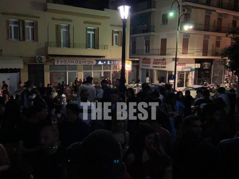 Πάτρα: Πάρτι στην Παντάνασσα μετά το κλείσιμο της εστίασης