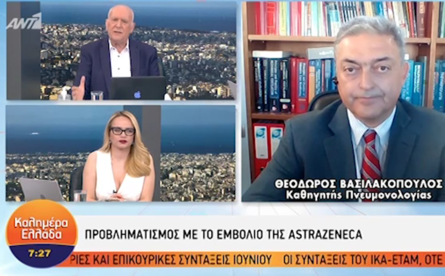 Βασιλακόπουλος: Μετά τη δεύτερη δόση του εμβολίου δεν χρειάζεται τεστ για τον κορονοϊό
