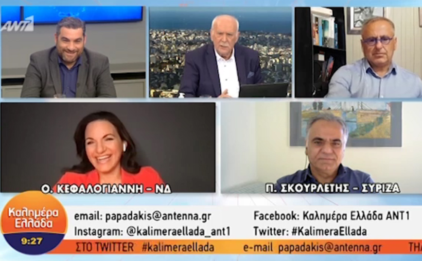 Οι on air ευχές του Γιώργου Παπαδάκη για τα δίδυμα που κυοφορεί η Όλγα Κεφαλογιάννη