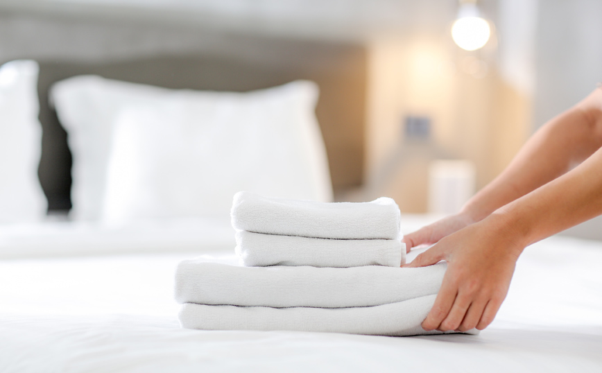 Γιατί τα σεντόνια και οι πετσέτες στα ξενοδοχεία είναι λευκά;