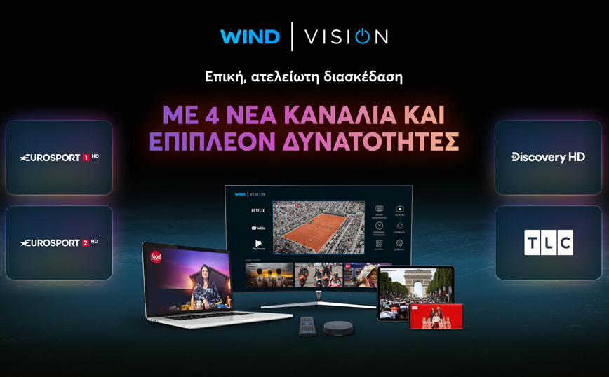 WIND VISION με νέο περιεχόμενο και νέες δυνατότητες