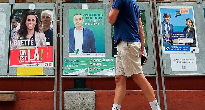Γαλλία – Περιφερειακές εκλογές: Απογοήτευση στο στρατόπεδο Λεπέν, «χαμηλές πτήσεις» για το κόμμα Μακρόν