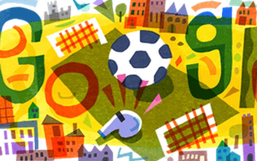 Euro: Αφιερωμένο στην έναρξη του Ευρωπαϊκού Πρωταθλήματος το Google Doodle