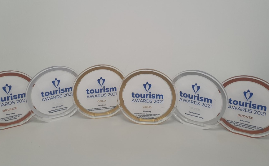 Έξι βραβεία για την Attica Group στα Tourism Awards 2021