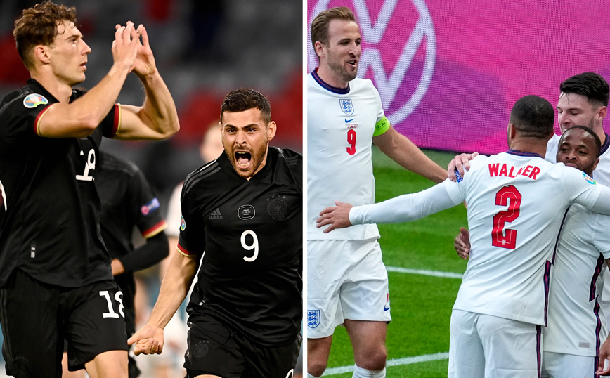 Euro 2020: Πρόωρος τελικός Αγγλίας &#8211; Γερμανίας, για μια θέση στο όνειρο Σουηδία και Ουκρανία