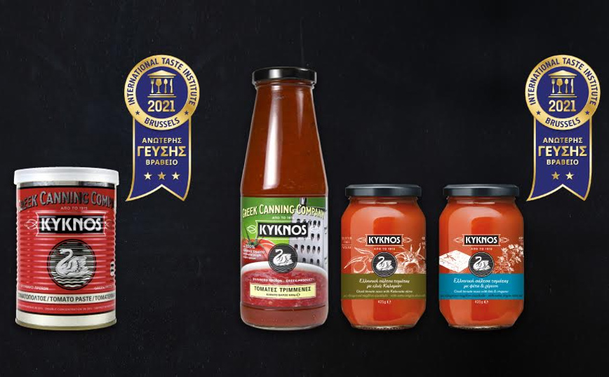 ΚΥΚΝΟΣ Α.Ε. Παγκόσμια διάκριση για 4 προϊόντα στα Superior Taste Awards 2021