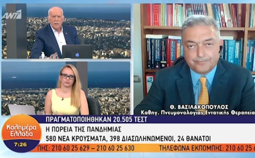 Βασιλακόπουλος: Χειρουργός είπε ότι θα με μηνύσει γιατί προτρέπω τους πολίτες να κάνουν το εμβόλιο
