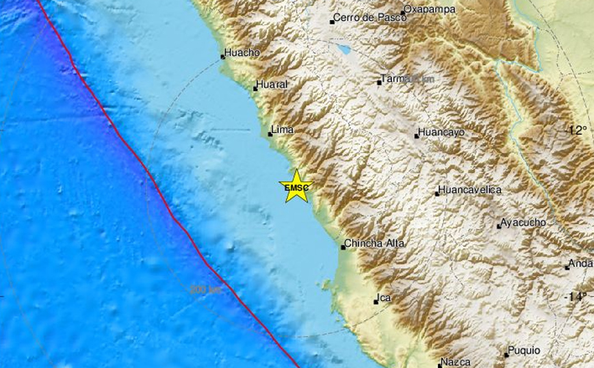 Περού: Σεισμός 5,9 Ρίχτερ ταρακούνησε τη Λίμα