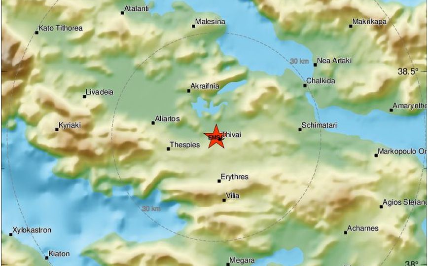 Νέος ισχυρός σεισμός στη Θήβα – Έγινε αισθητός και στην Αττική