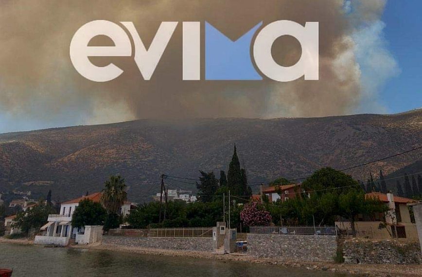 Φωτιά στην Εύβοια: Βελτιωμένη η εικόνα της πυρκαγιάς στα Στύρα