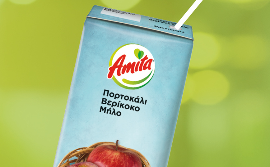 Coca-Cola Τρία Έψιλον Βronze βραβείο στα Packaging Awards 2021 για τα νέα χάρτινα καλαμάκια στους χυμούς Amita