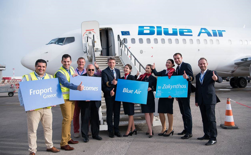 Η Blue Air ανακοίνωσε πτήσεις προς 10 ελληνικούς προορισμούς