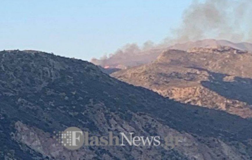 Χανιά: Σε ύφεση η πυρκαγιά σε ορεινή περιοχή του Δήμου Καντάνου-Σελίνου