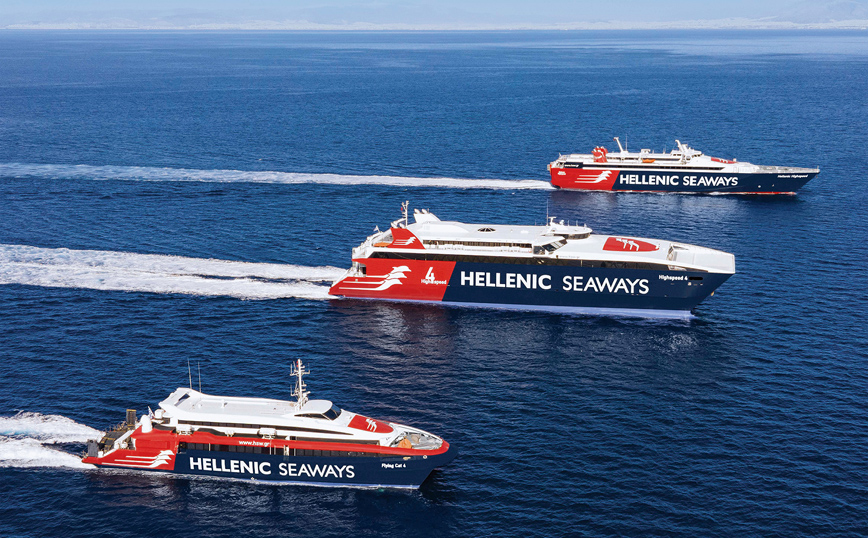Νέα Δρομολόγια Ταχύπλοων HighSpeed 4, Hellenic HighSpeed & Flying Cat 3