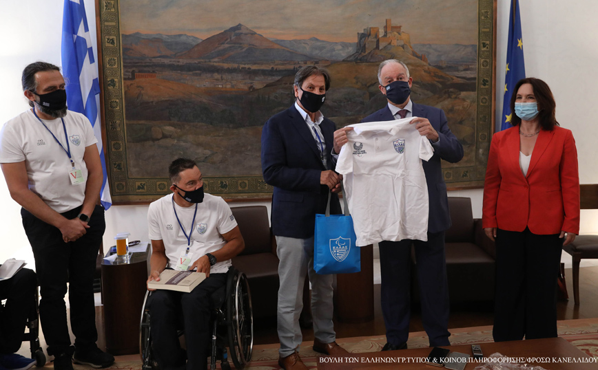 Τις αποστολές στους Παραολυμπιακούς Αγώνες του Τόκιο υποδέχθηκε ο Κώστας Τασούλας