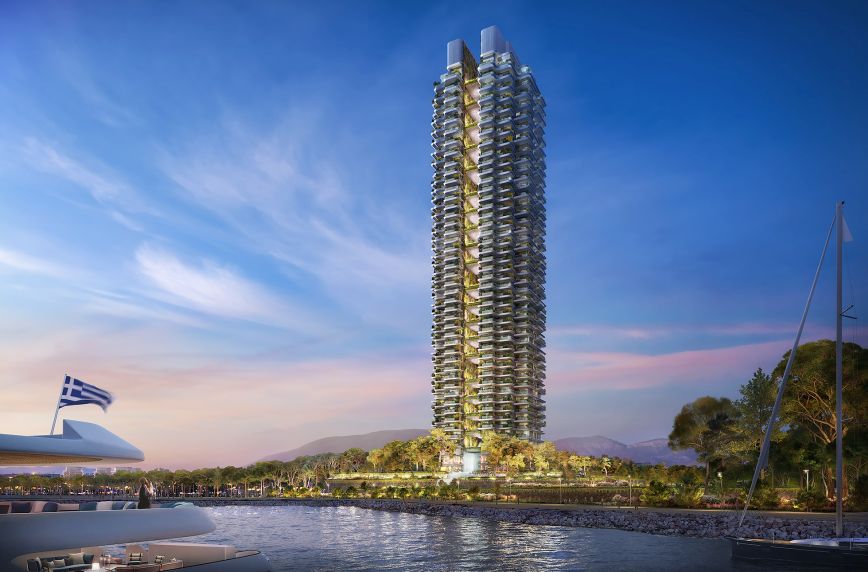 Ελληνικό: Παρουσιάστηκε ο Marina Tower &#8211; Ο πρώτος πράσινος ουρανοξύστης στην χώρα μας