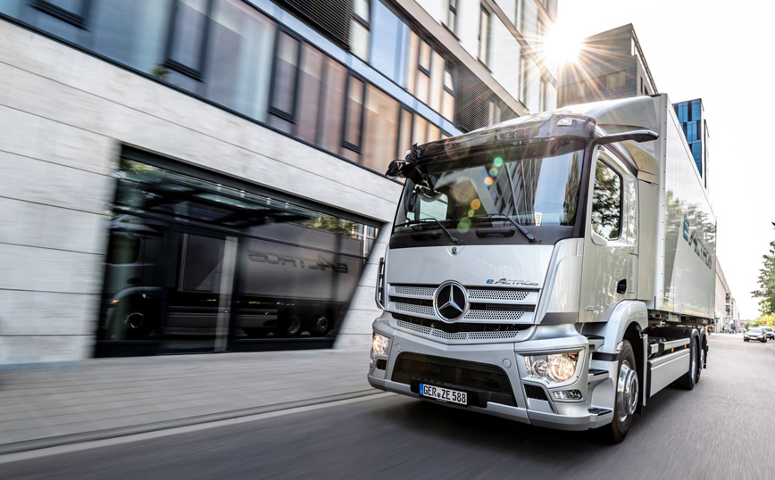 Αμιγώς ηλεκτρικό φορτηγό Mercedes eActros