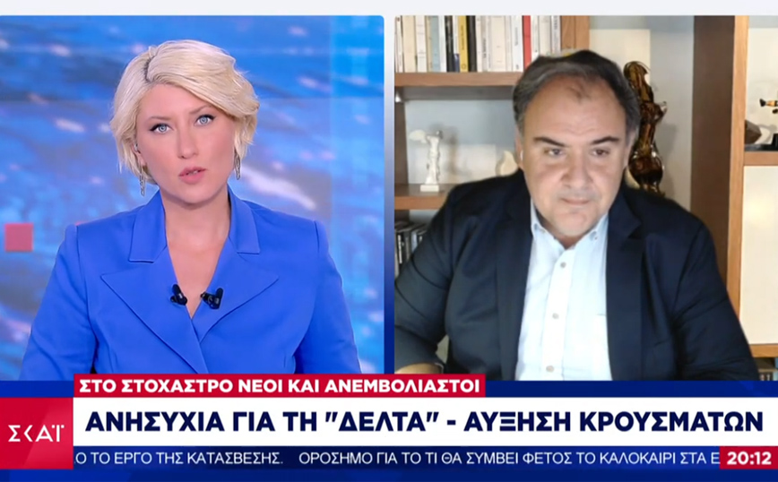 Κορονοϊός: Στα 3.400 ο μέσος όρος των κρουσμάτων τον Αύγουστο – Η μετάλλαξη Delta μεταδίδεται μέσα σε 15 δευτερόλεπτα