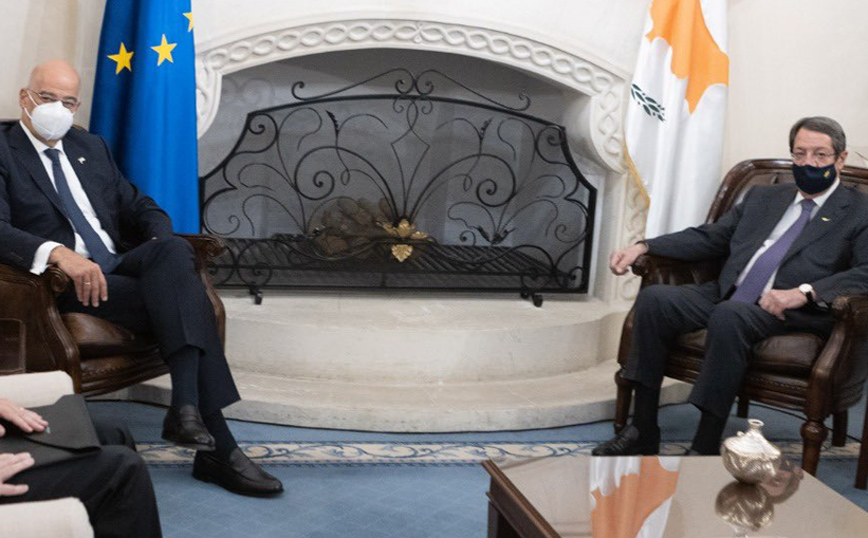 Δένδιας: Σε απόλυτο συντονισμό Ελλάδα και Κύπρος – Δεν θα ανεχθούμε την επιβολή τετελεσμένων