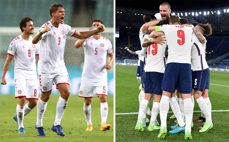 Euro 2020: Ιστορική ευκαιρία για την Αγγλία να διεκδικήσει την κούπα στο σπίτι της – Δυνατά για την έκπληξη η Δανία