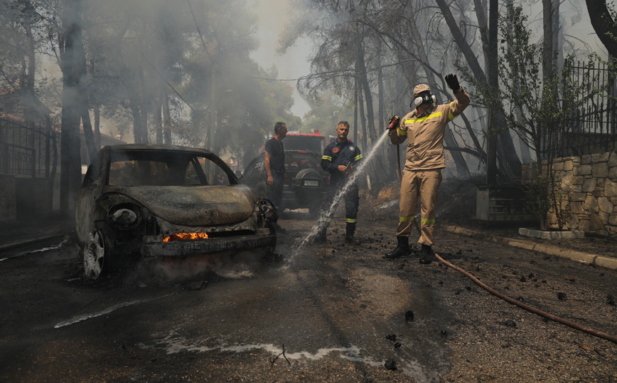 Χαρδαλιάς για τη φωτιά στη Σταμάτα: Σε ύφεση η πυρκαγιά &#8211; Έρευνα για εμπρησμό με 4 προσαγωγές υπόπτων