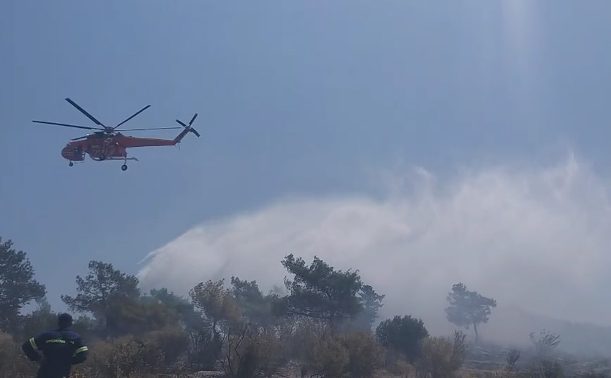 Υπό έλεγχο η φωτιά που στο Βύρωνα