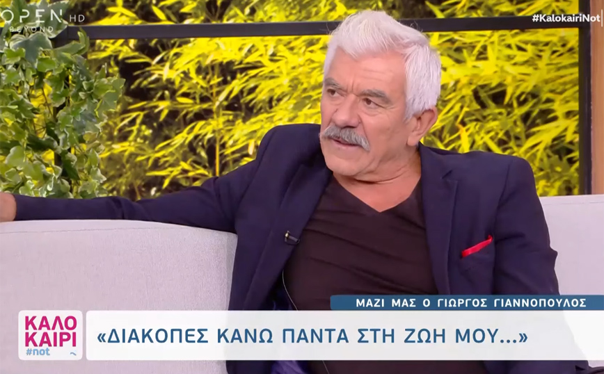 Γιώργος Γιαννόπουλος: Δεν έχω να πω κάτι σε αυτούς που δεν εμβολιάζονται, σηκώνω τα χέρια