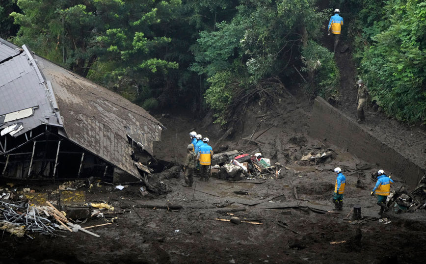 Κατολίσθηση λάσπης στην Ιαπωνία: Στους επτά οι νεκροί, 27 οι αγνοούμενοι