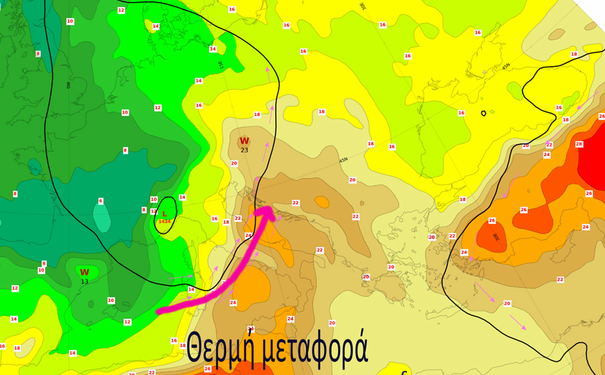Καιρός: Θερμές αέριες μάζες φέρνουν 40άρια – Οι χάρτες της ΕΜΥ