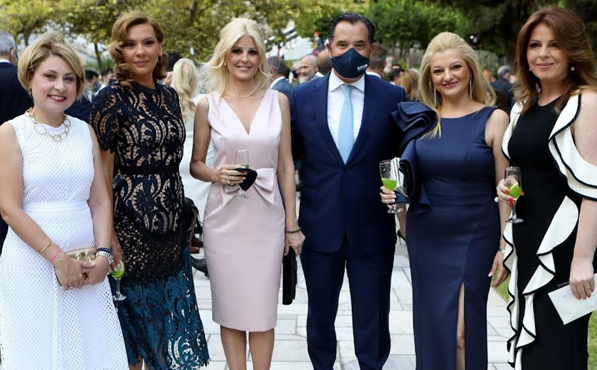 Η Έλενα Ράπτη στην εκδήλωση για την 47η επέτειο της Αποκατάστασης της Δημοκρατίας στο Προεδρικό Μέγαρο