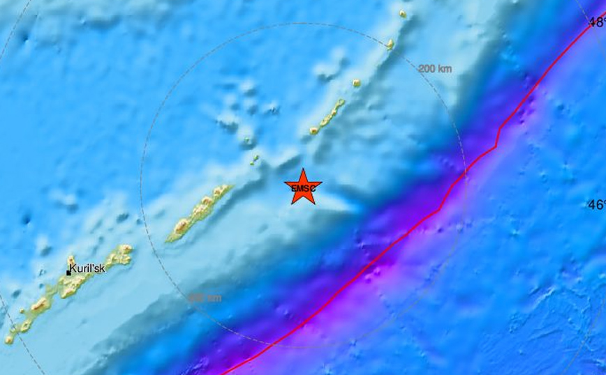 Ρωσία: Σεισμός 5,9 Ρίχτερ στις Κουρίλες νήσους