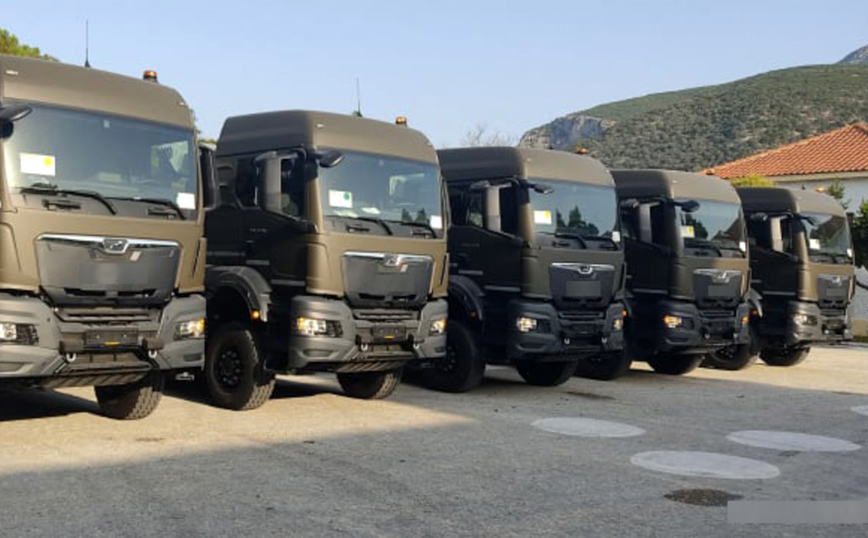 Προμήθεια 5 βαρέων οχημάτων σε μονάδες του Μηχανικού – Δείτε εικόνες