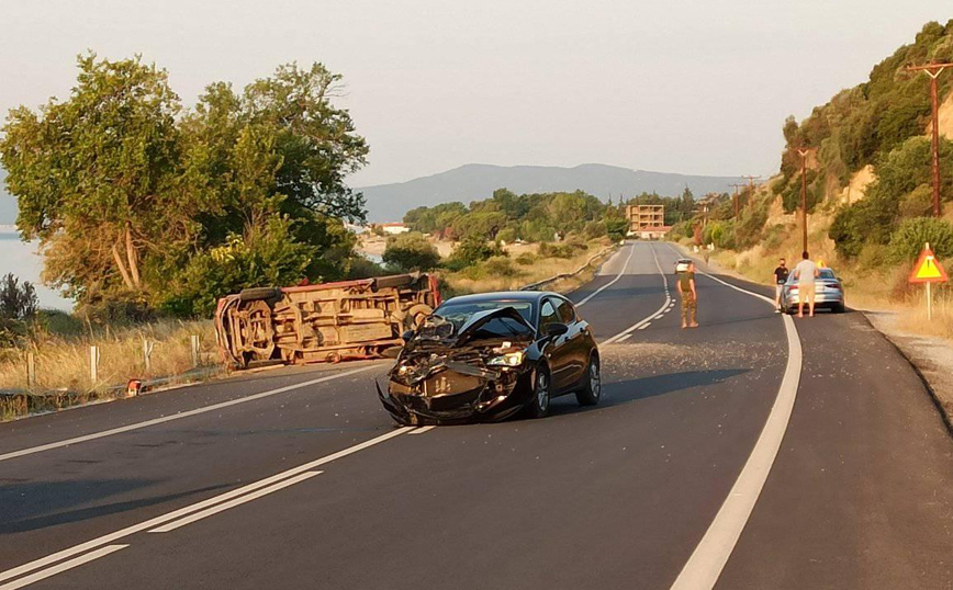 Τροχαίο δυστύχημα με νεκρό 49χρονο οδηγό φορτηγού – Διέφυγε ο δεύτερος οδηγός