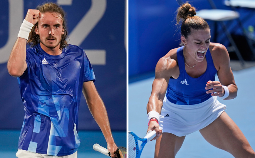 Ολυμπιακοί Αγώνες 2020: Με Καναδά στους «16» του μικτού Τσιτσιπάς και Σάκκαρη