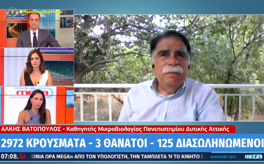 Βατόπουλος: Ο κόσμος πρέπει να πειστεί για την ασφάλεια του εμβολίου – Ηθική υποχρέωση να προστατεύουμε ο ένας τον άλλο
