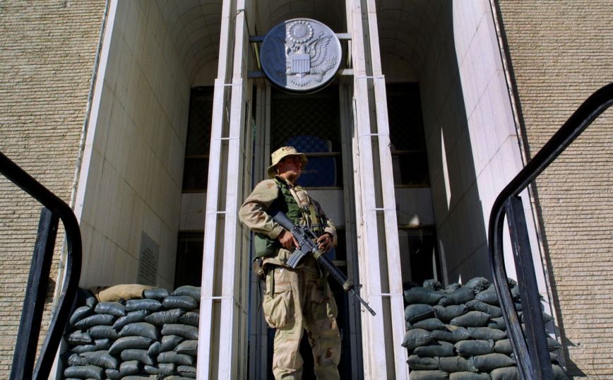The US Embassy in Kabul has begun destroying documents