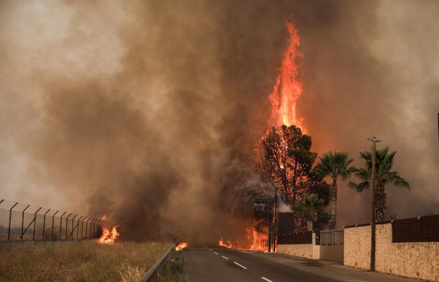 Meteo: Χαμηλή η ποιότητα του αέρα λόγω των πυρκαγιών &#8211; Η εικόνα από δορυφόρο