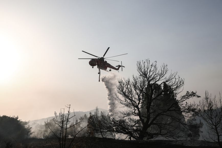 Λέκκας για Βαρυμπόμπη: Αυτανάφλεξη λόγω καύσωνα, έλλειψης υγρασίας και της καύσιμης ύλης