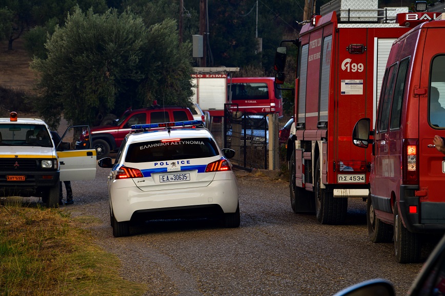 Κλειστή η Εθνική Οδός Τριπόλεως &#8211; Πύργου λόγω της φωτιάς στην Αρχαία Ολυμπία