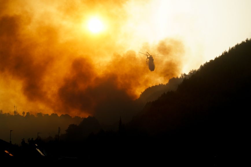 Φωτιές στη Μεσσηνία: Μεγάλα προβλήματα σε Μέλπεια και Βλαχόπουλο