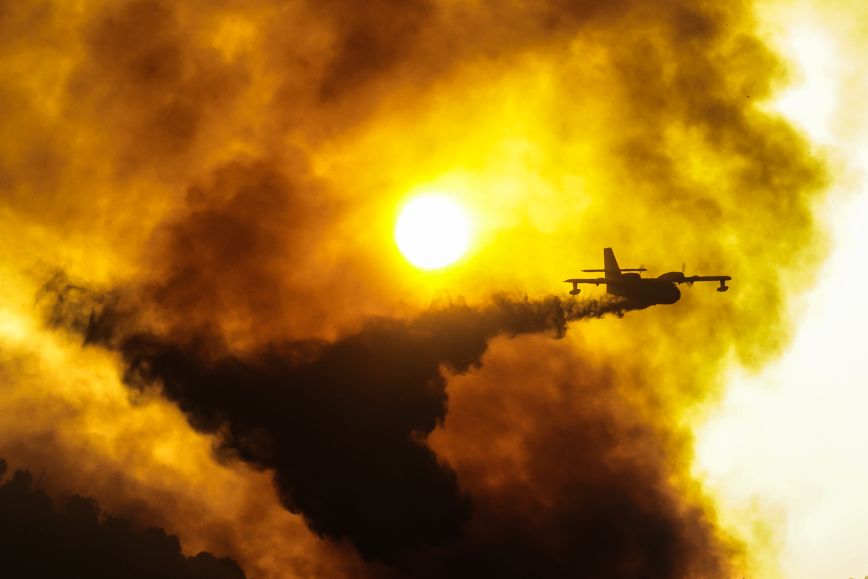 Η βοήθεια της Πολεμικής Αεροπορίας στις φωτιές &#8211; Πόσα μέσα διέθεσε