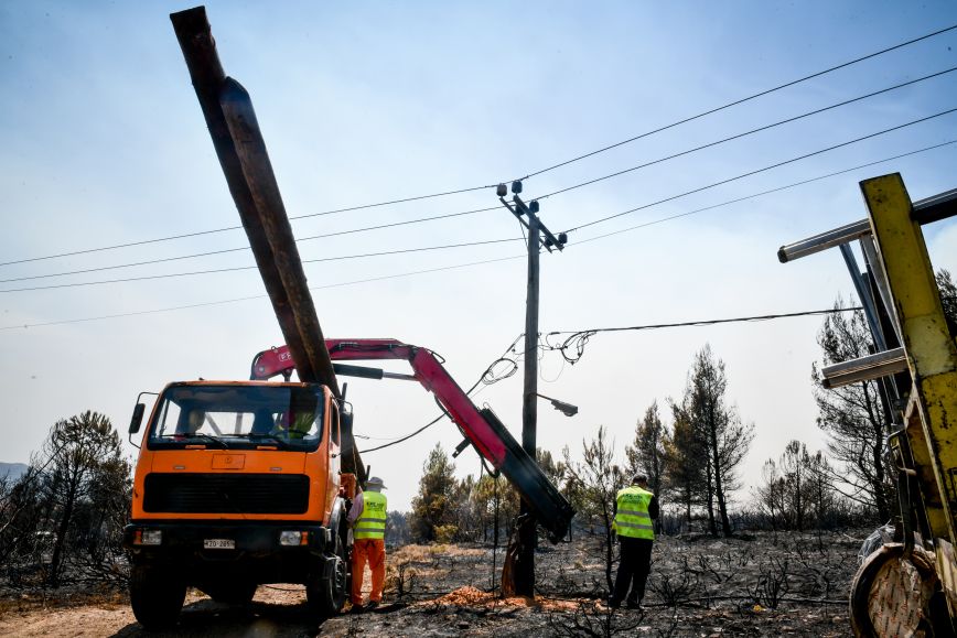 Ακόμη καλύτερη η κατάσταση στην Αττική – Δεν υπάρχει ενεργό μέτωπο