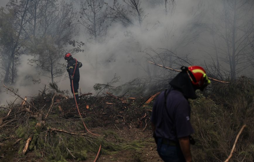Οριοθετημένη η φωτιά στην περιοχή Αγγελώνα, στη Λακωνία