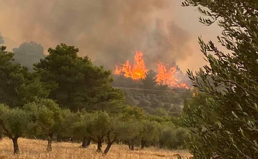 Ολονύκτια μάχη με τις φλόγες στη Ρόδο &#8211; Προσπάθειες αποκατάστασης ηλεκτροδότησης